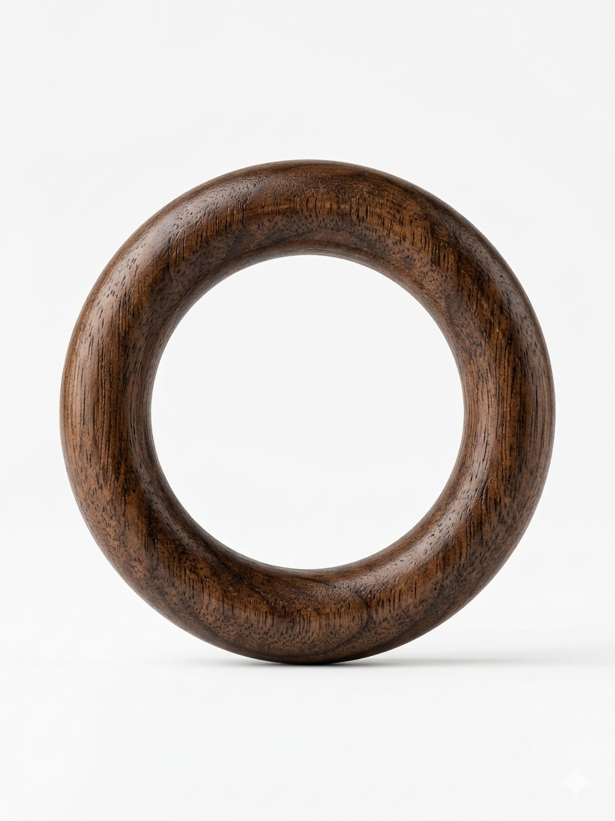 Curtain Rod Fitting Ring D.oak53509 Wooden Ring